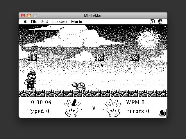 Mario teaches typing 2 free